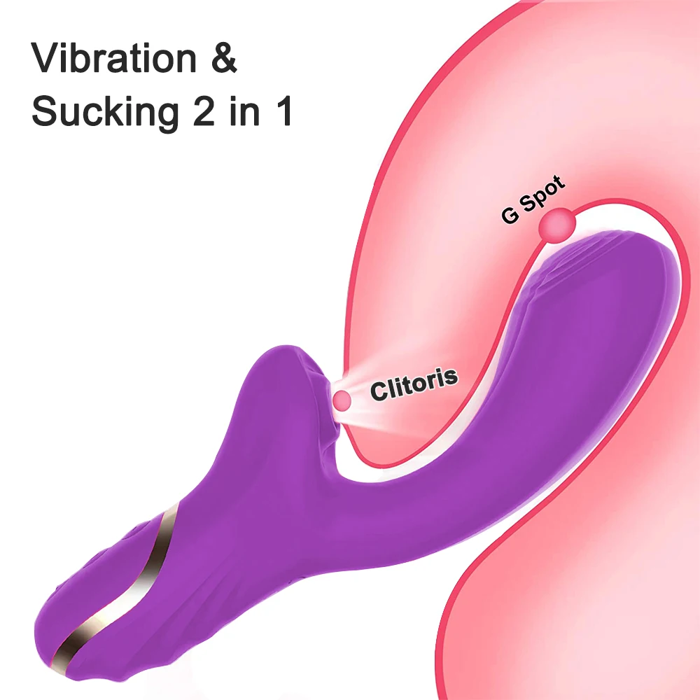 Rechargeable Clitoral Suction & Vibration Stimulator for Women - Image 4