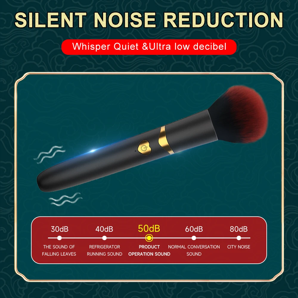 Vibrating Makeup Brush 7-Speed Personal Massager for Women - Image 6