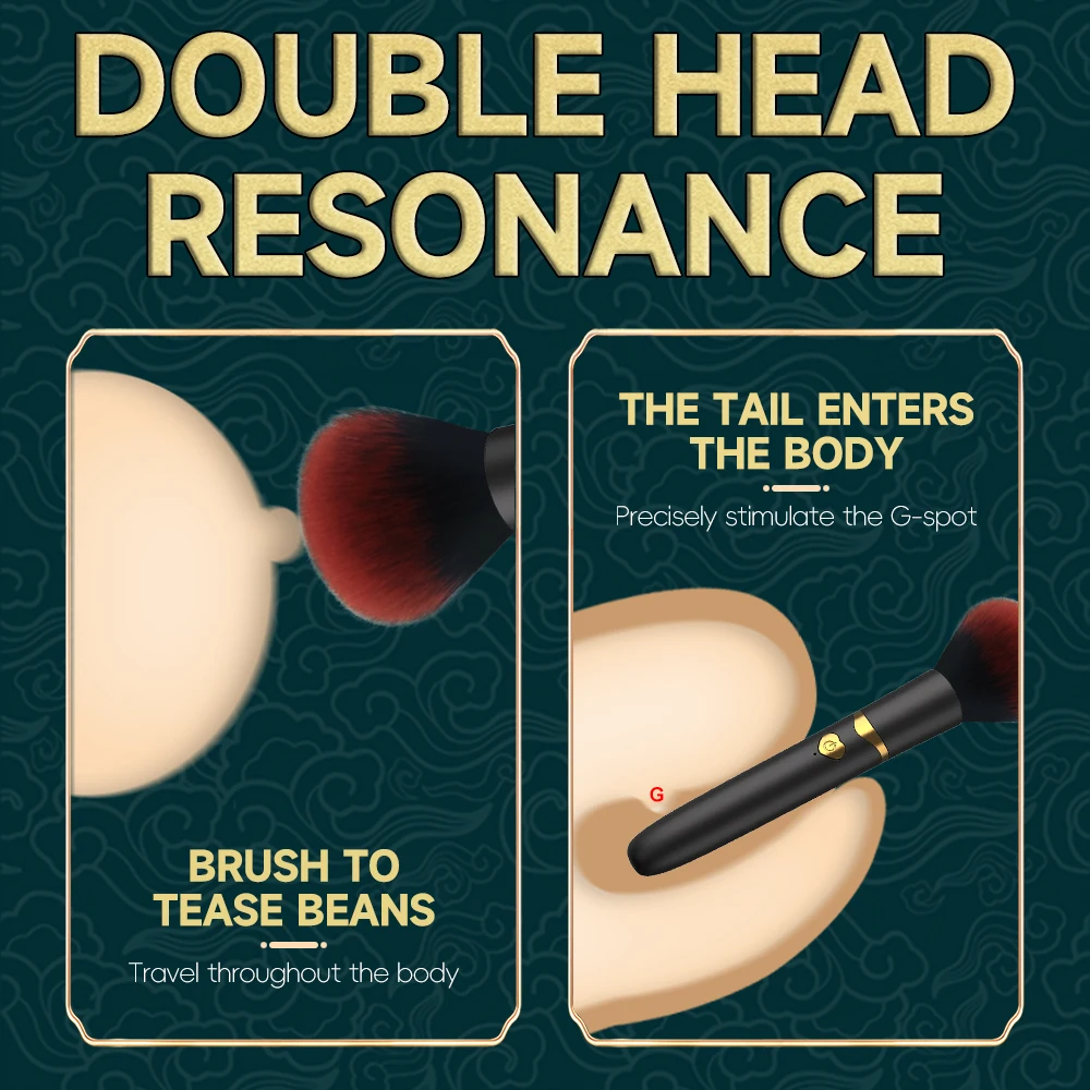 Vibrating Makeup Brush 7-Speed Personal Massager for Women - Image 4