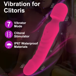 AV Magic Wand Vibrator – Clitoral & G-Spot Dildo Massager for Women