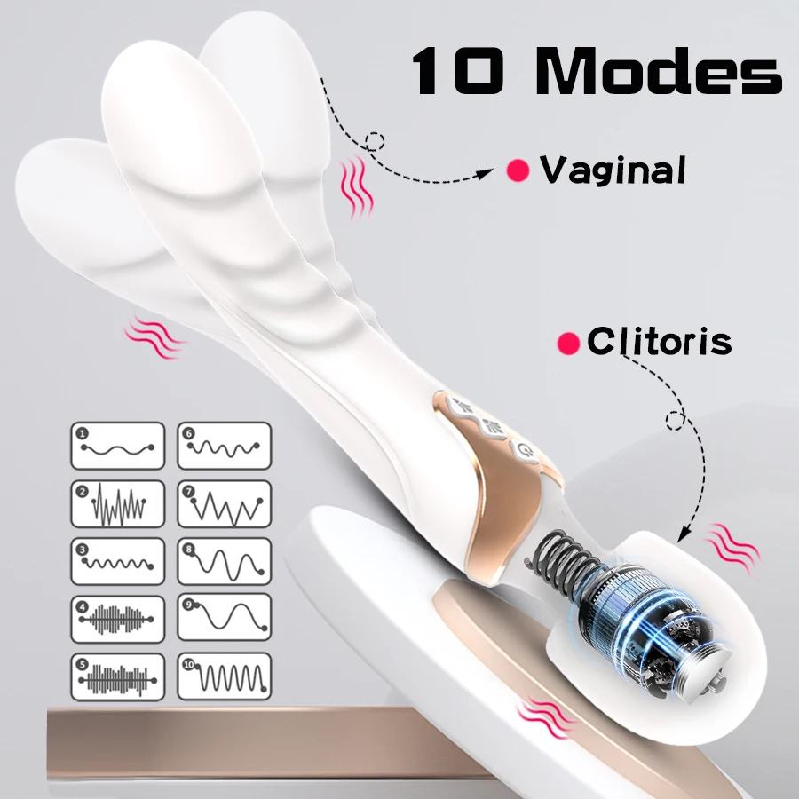 Powerful Wand Vibrator – 10-Mode Clitoral & G-Spot Massager for Women - Image 3